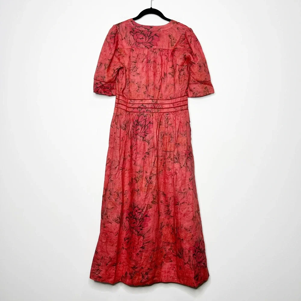 Sea New York Red Floral Maxi Dress - Picture 6 of 9